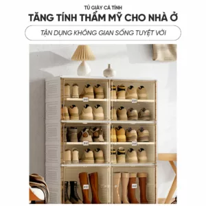 Top Gia Dụng Gia Dụng Hàng đầu | Topgiadung.vn Tủ Giày Gấp Gọn Mayi Box Sức Chứa 40 đôi 12